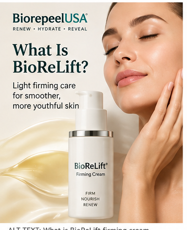 What is BioReLift firming cream guide featuring professional skincare | Biorepeelusa